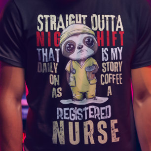 Tägliche Geschichte Nachtschicht Zertifizierte Kra Tri-Blend Shirt