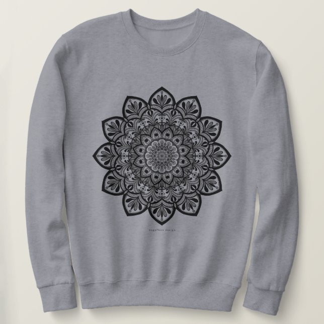 Tägliche Mandala Sweatshirt (Design vorne)