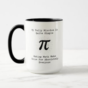 Tägliche Mission: Mathematik für jeden verständlic Tasse