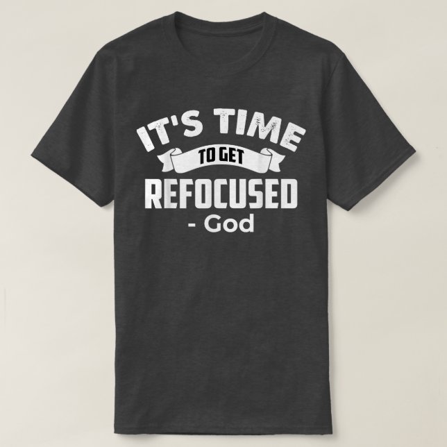 Tägliche Motivation Gottes T-Shirt (Design vorne)