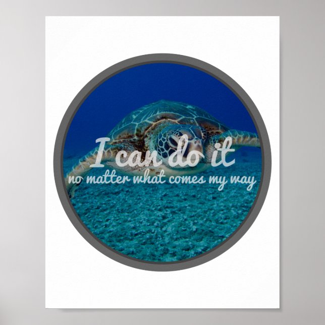 tägliche motivierend Erfolgsnachweise Poster (Vorne)