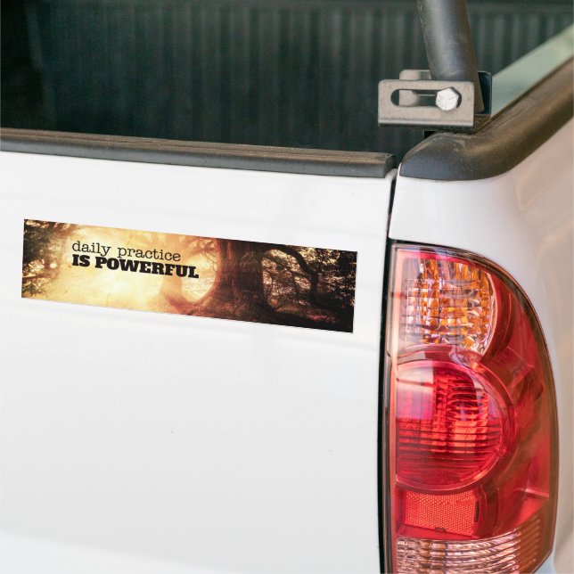Tägliche Praxis Autoaufkleber (Auf Lkw)