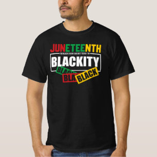 Tägliche schwarze Exzellenz Juneteenth-Stolz-Desig T-Shirt