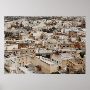 TÄGLICHE SICHT AUF DIE STADT POSTER