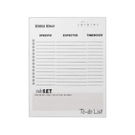Tägliche To-Do-Liste – anpassbarer Notizblock zum 