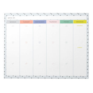 Tägliche To-Do-Liste Notizblock