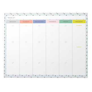 Tägliche To-Do-Liste Notizblock