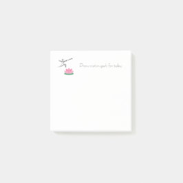 Tägliche Ziele Post-It Notes - Lotus & Swordmaster Post-it Klebezettel