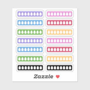 Täglicher Hydration-Tracker Aufkleber