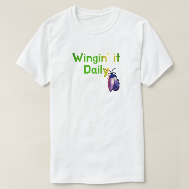 Täglicher lustiger Käfer-Humor beim Improvisieren T-Shirt (Design vorne)