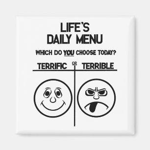 Täglicher Menü-Magnet Magnet