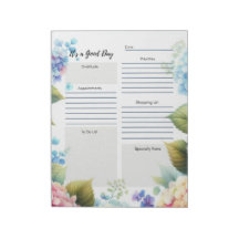 Täglicher Planer Elegante Florale Umrandung