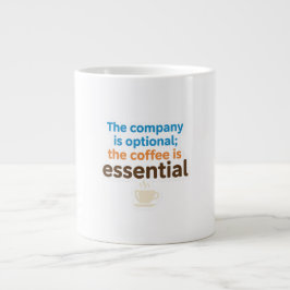 Täglicher Ritual-Aufkleber für Kaffeeliebhaber Jumbo-Tasse
