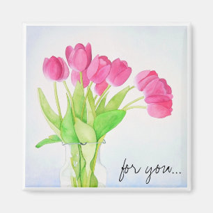 Täglicher Tulpemagnet Magnet
