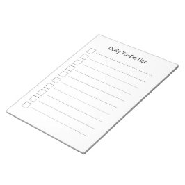 Tägliches Aufgabenlisten Notizbuch Notizblock