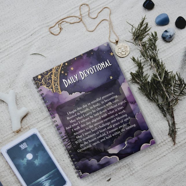Tägliches Devotional Paganisches Gebetsritual Notizblock (Daily Devotional Notebook for Pagan and Wiccan Practices by Starborne Devotionals)