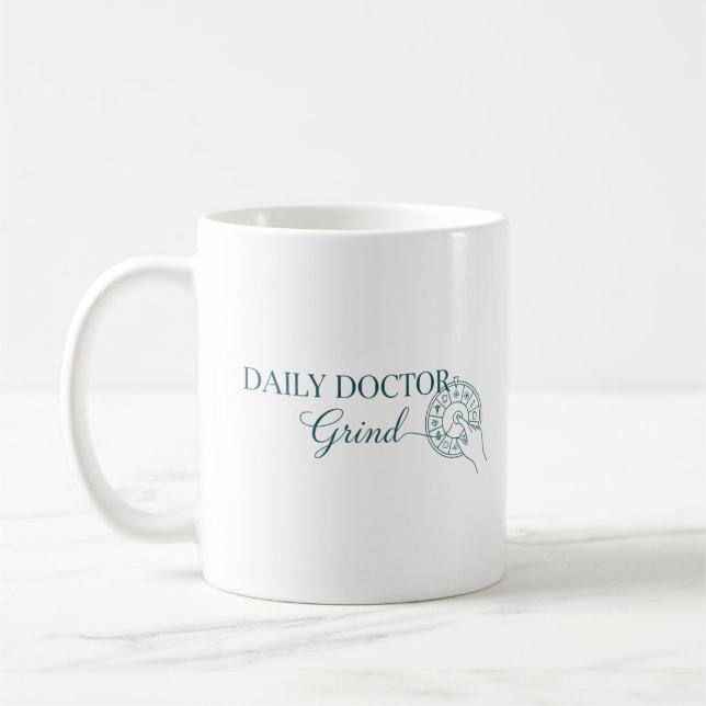 Tägliches Doktor-Raster Kaffeetasse (Links)
