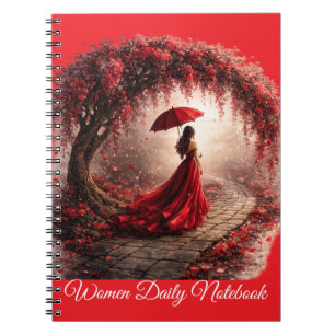 Tägliches Frauenjournal Spiral Foto Notizbuch Notizblock