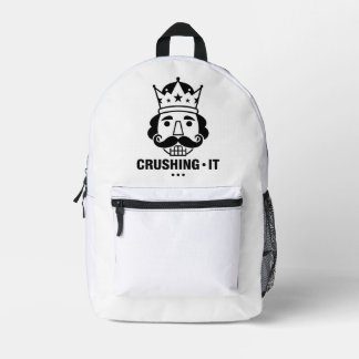 Tägliches Hustle-Mindset Motivational Crushing It  Bedruckter Rucksack