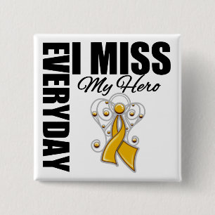 Tägliches i-Fräulein My Hero Appendix Cancer Button