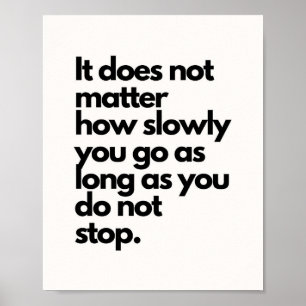 Tägliches Inspirations-Podest-Schild - Minimalisti Poster
