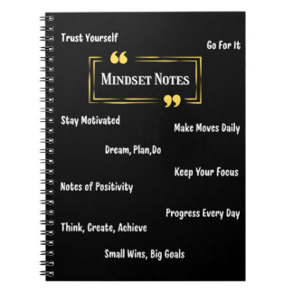 Tägliches Mindset-Notizbuch Notizblock