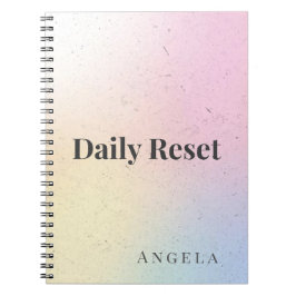 Tägliches Reset-Journal-Notizbuch Notizblock