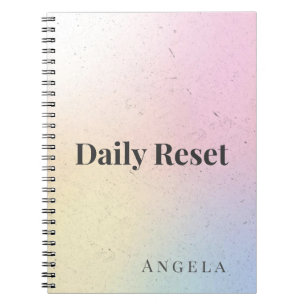 Tägliches Reset-Journal-Notizbuch Notizblock