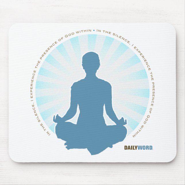 TÄGLICHES WORD® "innerer Frieden" Mousepad (Vorne)