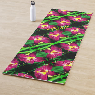 Taglilie Blume Nah Abstrakt Personalisiert Yogamatte
