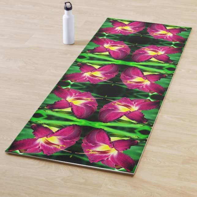 Taglilie Blume Nah Abstrakt Yogamatte (Beispiel)