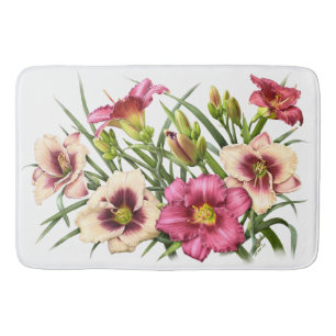 Taglilie Bouquet Rubies Badematte