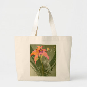 Taglilie Tote Bag Jumbo Stoffbeutel