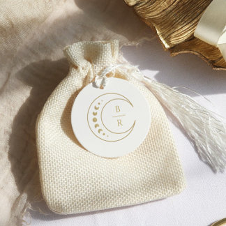 Tags der Celestial Gastgeschenk Hochzeit Geschenkanhänger