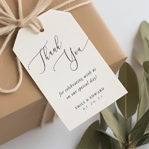 Tags der Eukalyptus-Gastgeschenk Hochzeit Geschenkanhänger