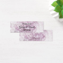 Tags der Gastgeschenk Hochzeit der Blume "Soft Pal