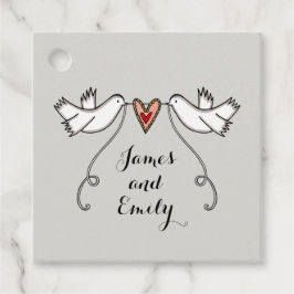 Tags der Gastgeschenk Hochzeit der personalisierte Geschenkanhänger