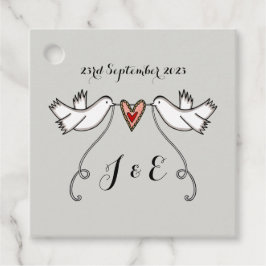Tags der Gastgeschenk Hochzeit der personalisierte Geschenkanhänger