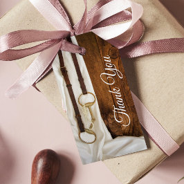 Tags der Gastgeschenk Hochzeit "White Satin Horse  Geschenkanhänger