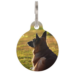 Tags der Pet-Loss-Gedenktafel für deutsche Hirten Tiermarke
