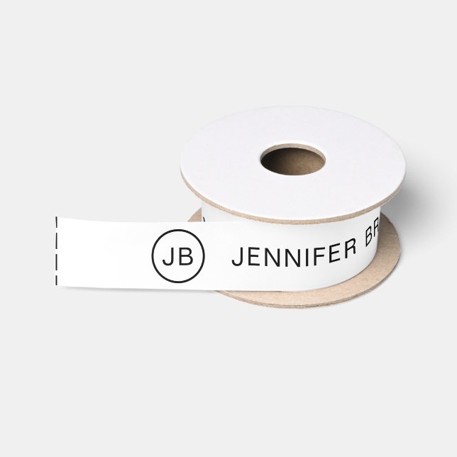 Tags für die Bekleidung von Monogram-Individuellen Satinband (Spule)