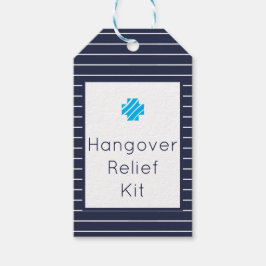 Tags für die Marine und das White Hangover Relief Geschenkanhänger