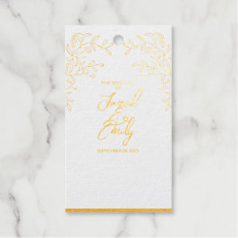 Tags für Hochzeitspaare Geschenkanhänger