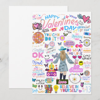 TÄGSKARTE DER SWIFT-INSPIRIERTEN VALENTINE EINLADUNG