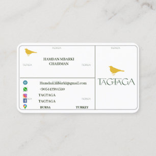 TAGTAGA Business Card Visitenkarte