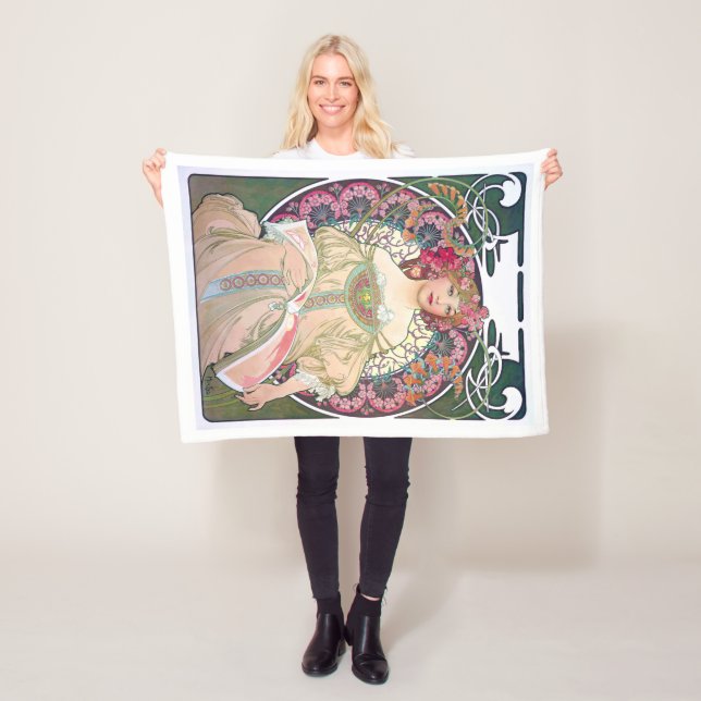 Tagtraum (Frühling), Mucha Fleecedecke (Beispiel)