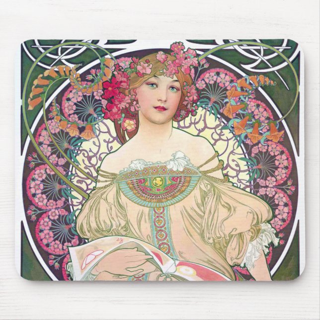 Tagtraum (Frühling), Mucha Mousepad (Vorne)