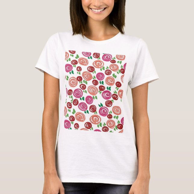 Tagtraum Rosen T-Shirt (Vorderseite)