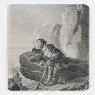 Tagträume Quadratischer Aufkleber