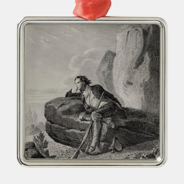 Tagträume Silbernes Ornament (Vorne)